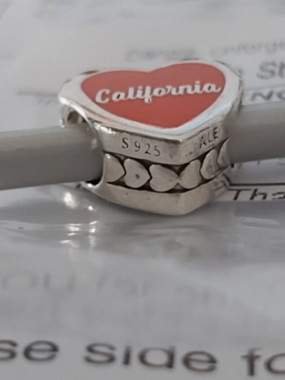 AUTH PANDORA Sterling Silver doubled-sided California Scenery Charm ENG792015_88 - Picture 14 of 14